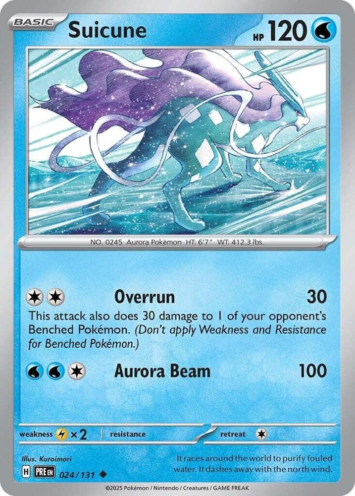 Pokemon | Suicune (024/131) [Scarlet & Violet: Prismatic Evolutions] | The Nerd Merchant
