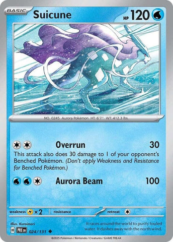 Pokemon | Suicune (024/131) [Scarlet & Violet: Prismatic Evolutions] | The Nerd Merchant