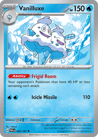 Pokemon | Vanilluxe (045/182) [Scarlet & Violet: Paradox Rift] | The Nerd Merchant