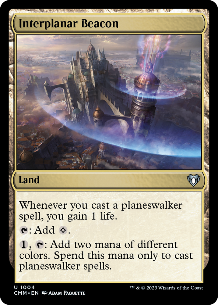 Magic | Interplanar Beacon [Commander Masters] | The Nerd Merchant