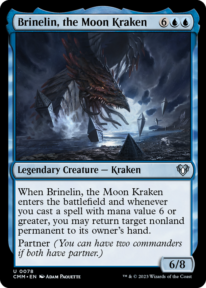 Magic | Brinelin, the Moon Kraken [Commander Masters] | The Nerd Merchant