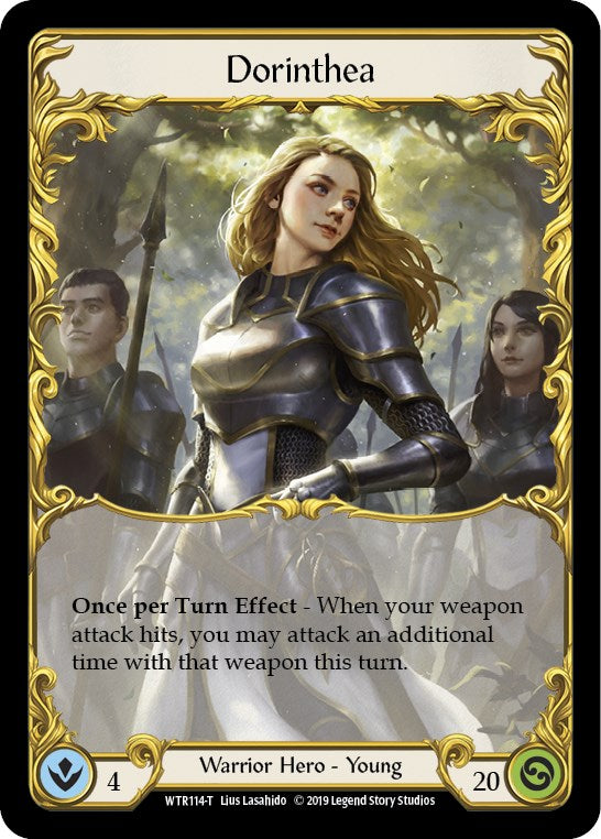 Flesh and Blood TCG | Dorinthea // Romping Club [WTR114 // WTR003] (Welcome to Rathe Unlimited) | The Nerd Merchant