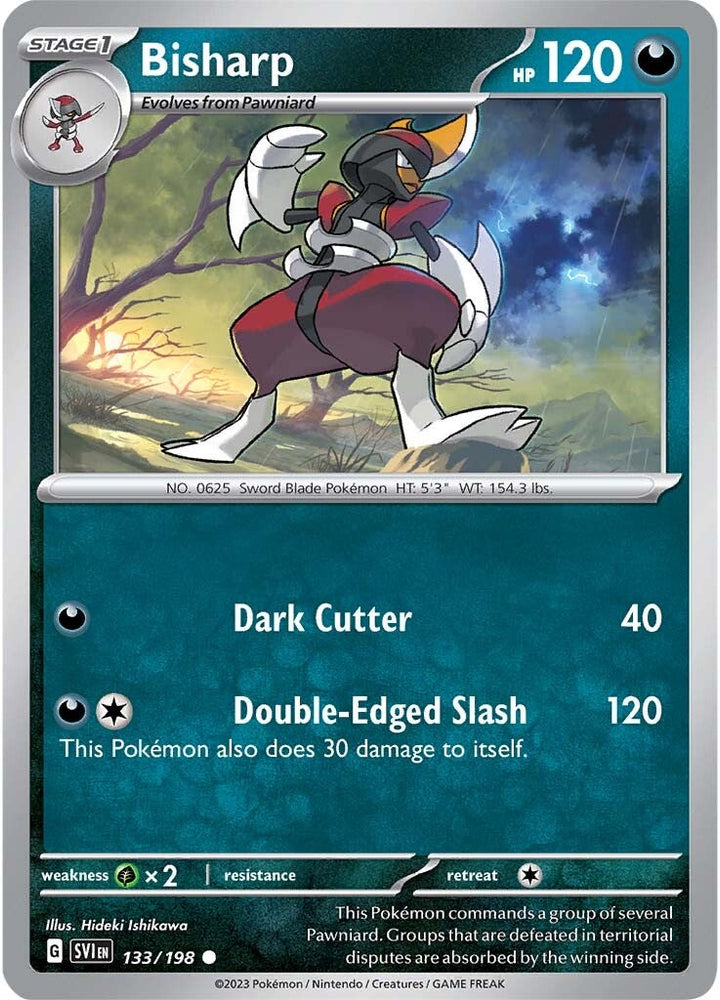 Pokemon | Bisharp (133/198) [Scarlet & Violet: Base Set] | The Nerd Merchant