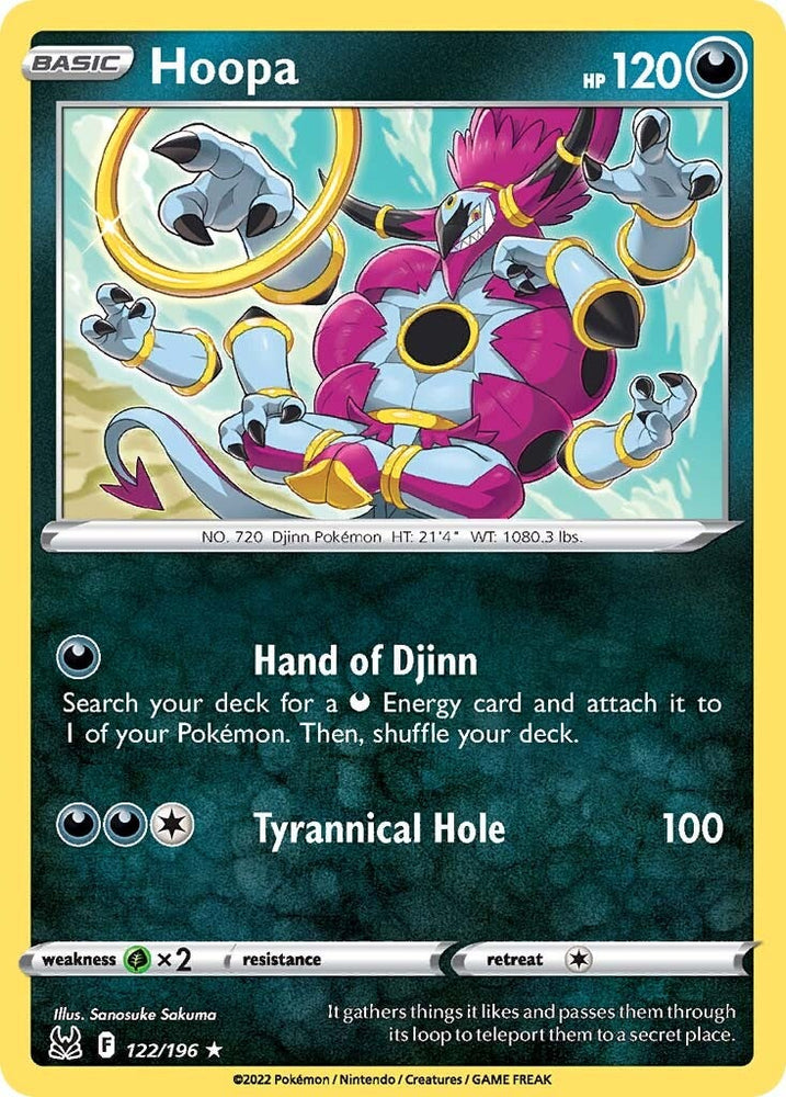 Pokemon | Hoopa (122/196) [Sword & Shield: Lost Origin] | The Nerd Merchant