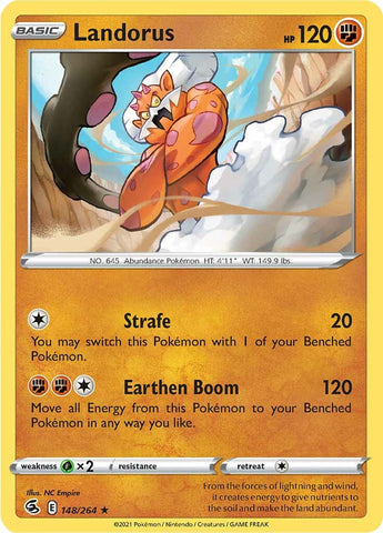 Pokemon | Landorus (148/264) [Sword & Shield: Fusion Strike] | The Nerd Merchant