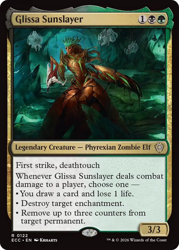 Magic | Glissa Sunslayer [Lorwyn Eclipsed Commander] | The Nerd Merchant