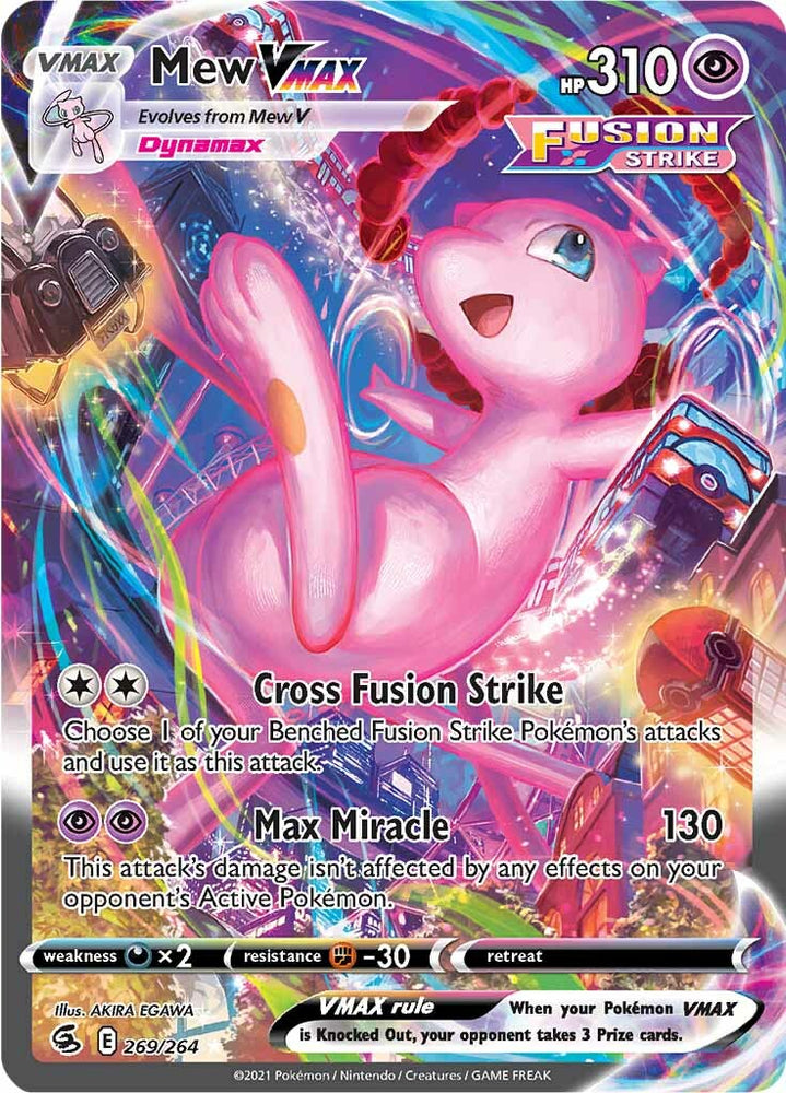 Pokemon | Mew VMAX (269/264) [Sword & Shield: Fusion Strike] | The Nerd Merchant
