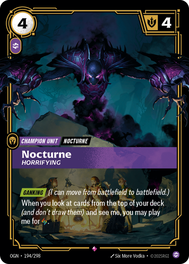 Nocturne, Horrifying (Foil) - Origins #194