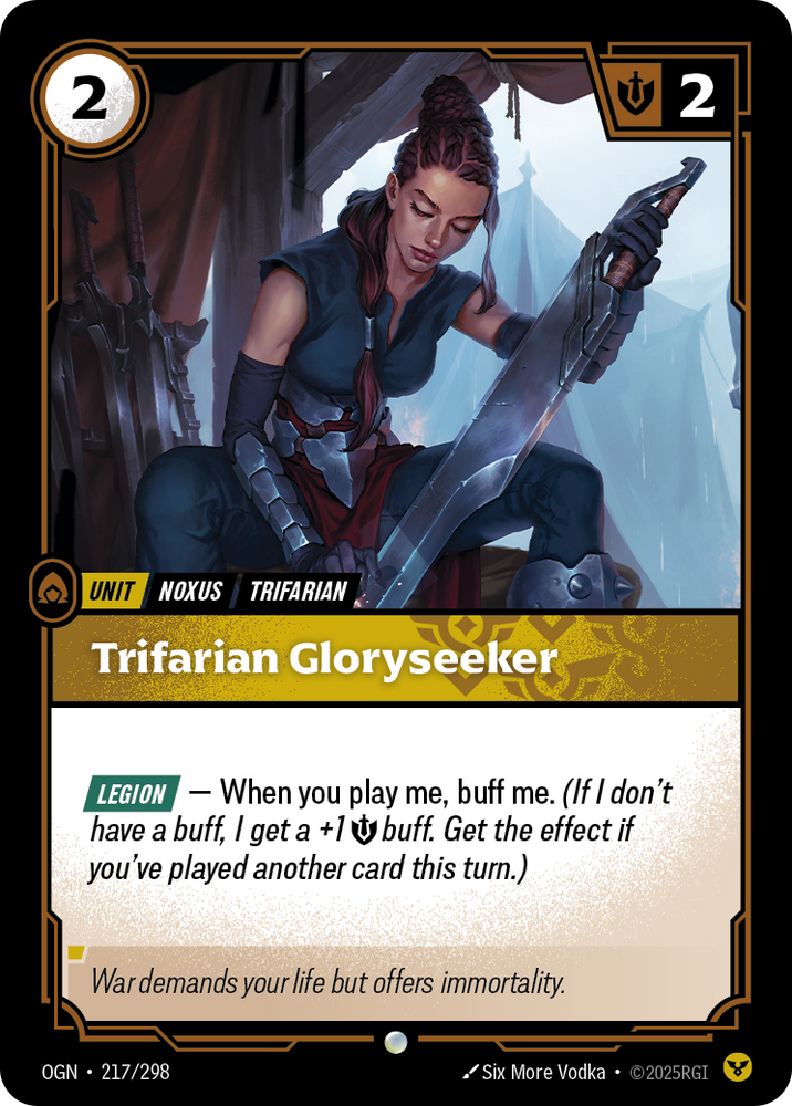 Trifarian Gloryseeker (Foil) - Origins #217