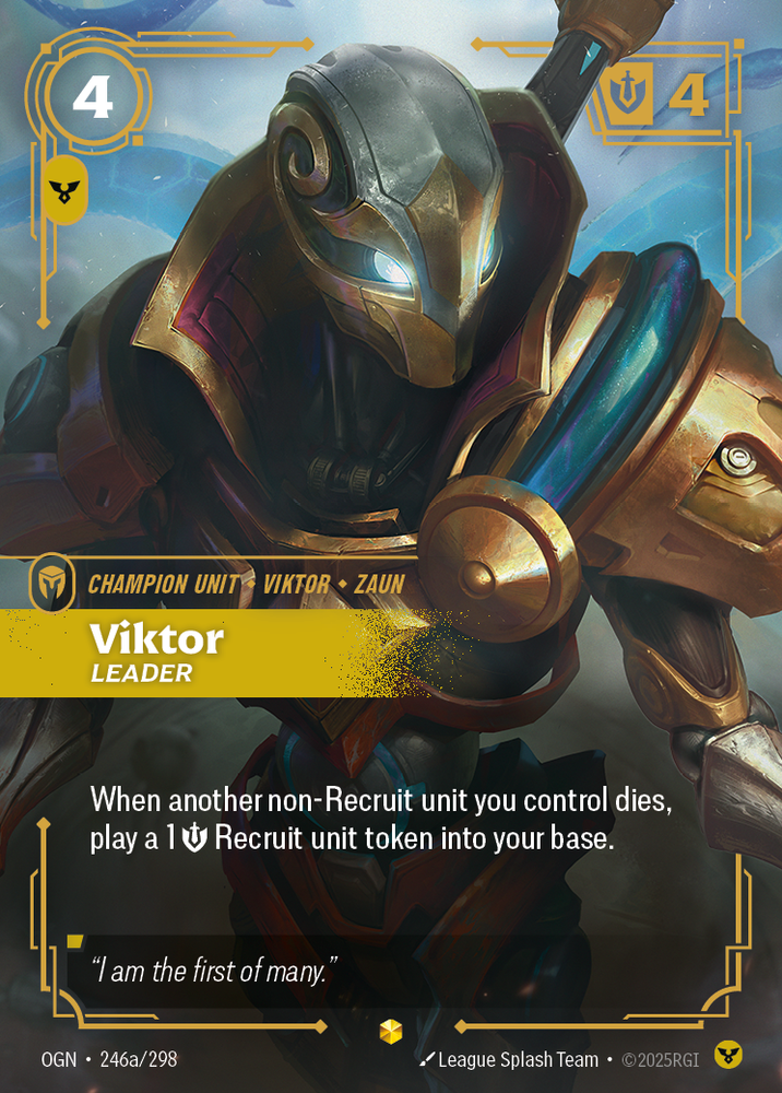 Viktor, Leader (Alt Foil) - Origins #246