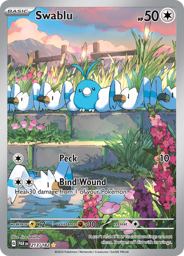 Pokemon | Swablu (213/182) [Scarlet & Violet: Paradox Rift] | The Nerd Merchant
