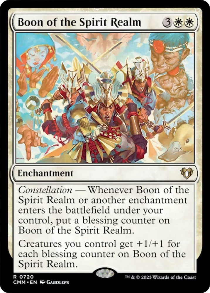 Magic | Boon of the Spirit Realm [Commander Masters] | The Nerd Merchant