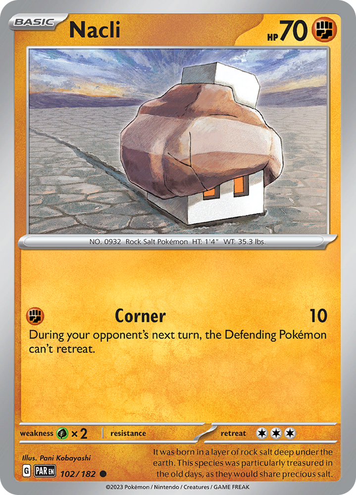 Pokemon | Nacli (102/182) [Scarlet & Violet: Paradox Rift] | The Nerd Merchant