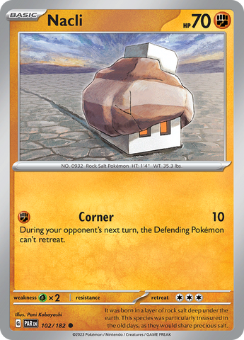 Pokemon | Nacli (102/182) [Scarlet & Violet: Paradox Rift] | The Nerd Merchant