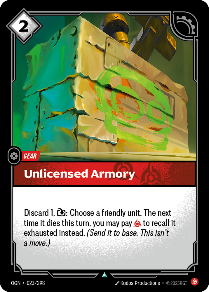 Unlicensed Armory (Foil) - Origins #23