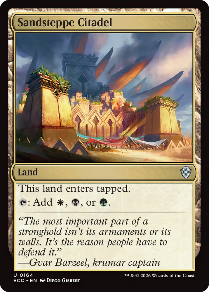 Magic | Sandsteppe Citadel [Lorwyn Eclipsed Commander] | The Nerd Merchant