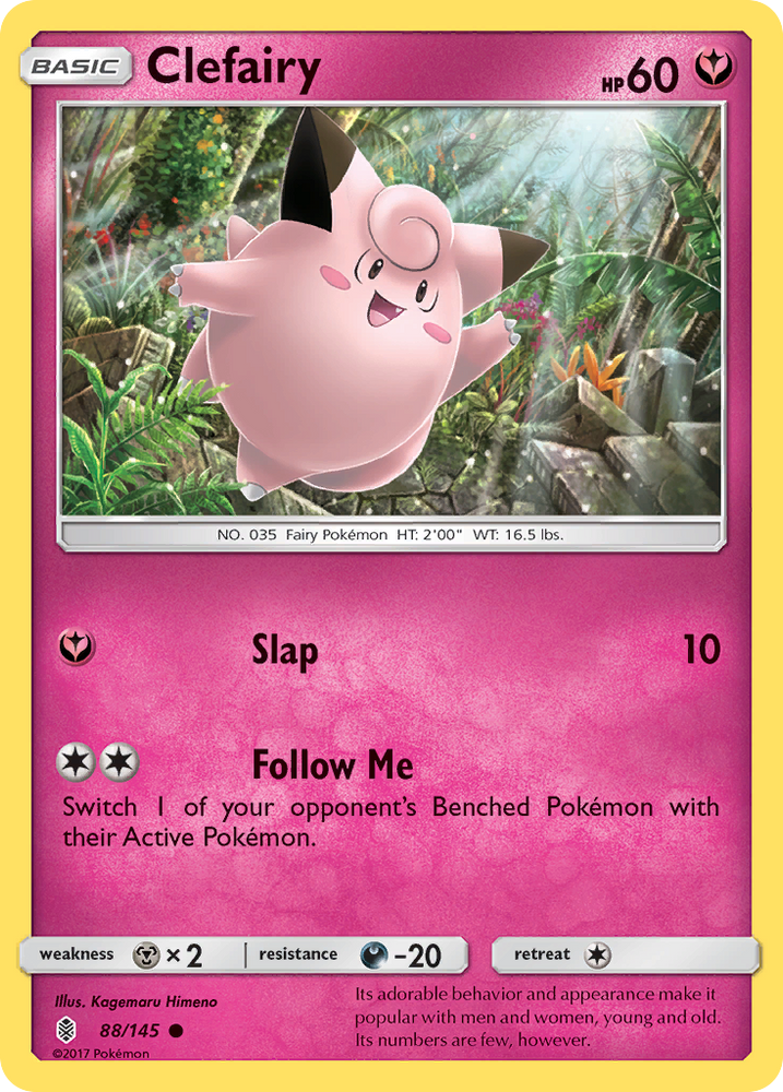 Pokemon | Clefairy (88/145) [Sun & Moon: Guardians Rising] | The Nerd Merchant