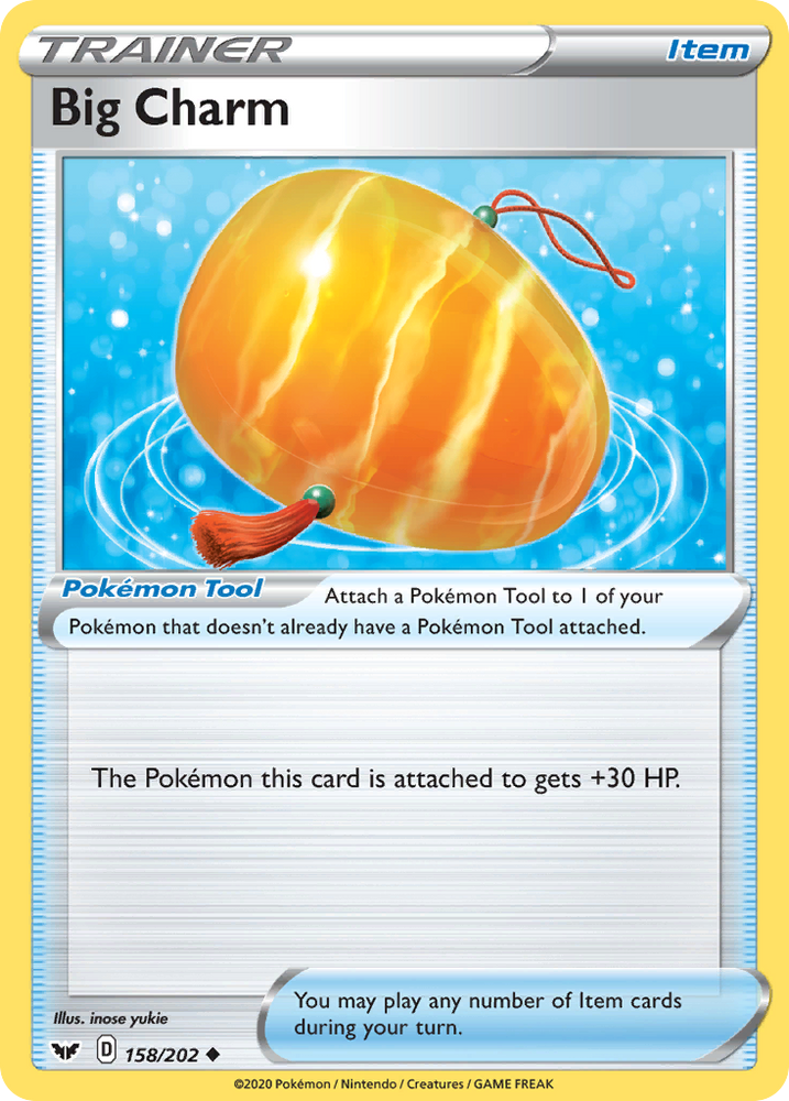 Pokemon | Big Charm (158/202) [Sword & Shield: Base Set] | The Nerd Merchant
