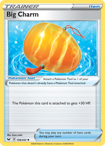 Pokemon | Big Charm (158/202) [Sword & Shield: Base Set] | The Nerd Merchant