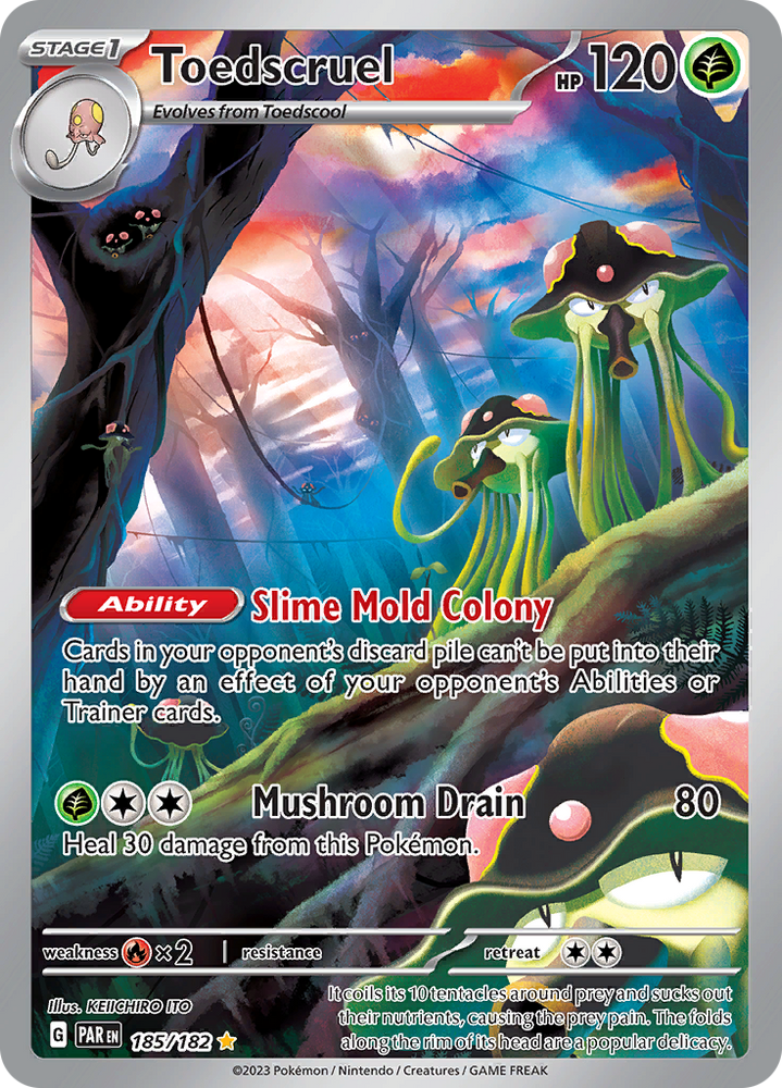 Pokemon | Toedscruel (185/182) [Scarlet & Violet: Paradox Rift] | The Nerd Merchant