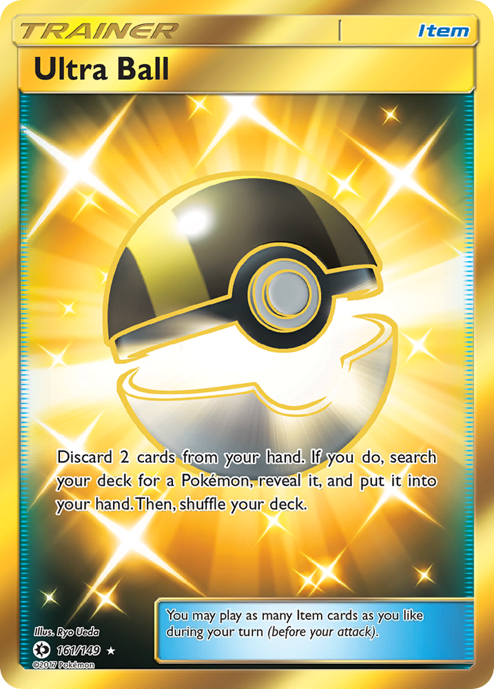 Pokemon | Ultra Ball (161/149) [Sun & Moon: Base Set] | The Nerd Merchant