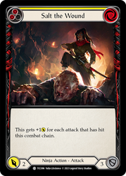 Flesh and Blood TCG | Salt the Wound (Yellow) [TCC096] (Round the Table: TCC x LSS) | The Nerd Merchant