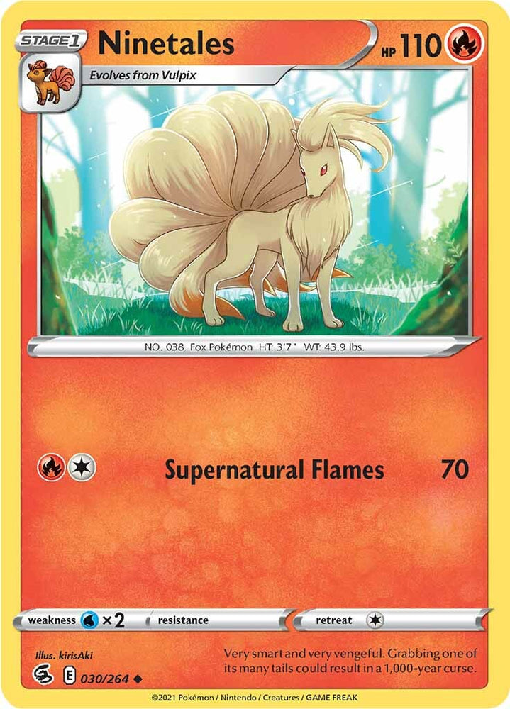 Pokemon | Ninetales (030/264) [Sword & Shield: Fusion Strike] | The Nerd Merchant