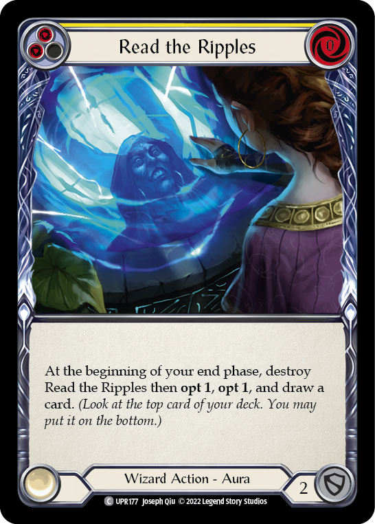Flesh and Blood TCG | Read the Ripples (Yellow) [UPR177] (Uprising) | The Nerd Merchant