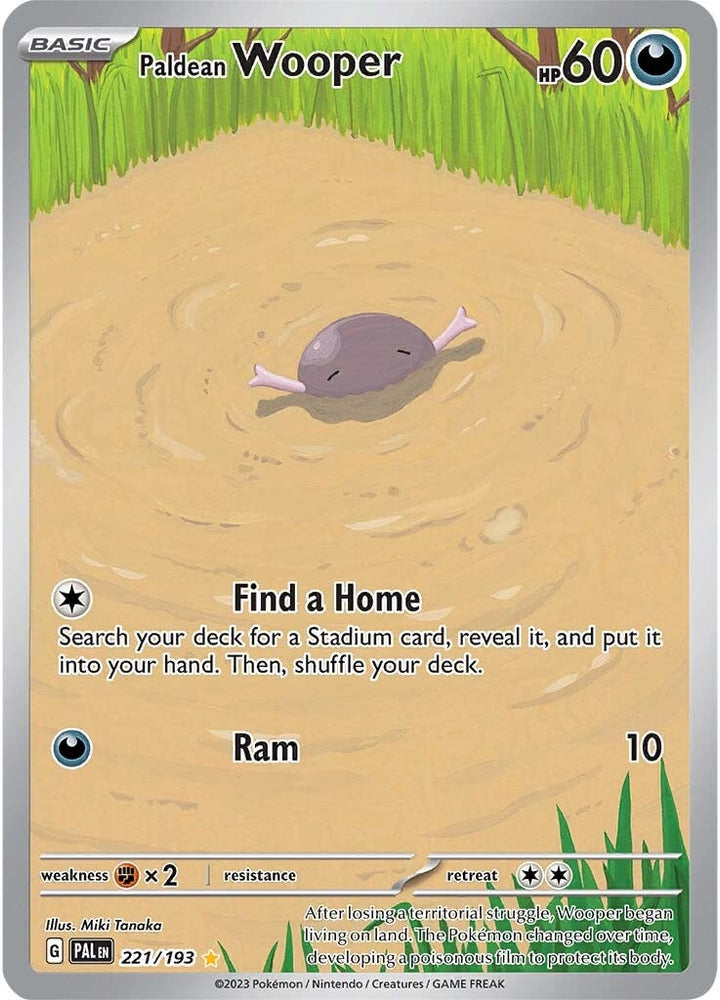 Pokemon | Paldean Wooper (221/193) [Scarlet & Violet: Paldea Evolved] | The Nerd Merchant