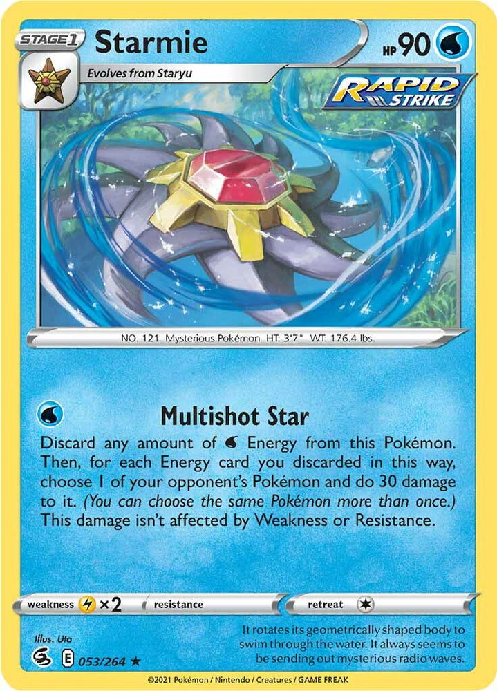 Pokemon | Starmie (053/264) [Sword & Shield: Fusion Strike] | The Nerd Merchant