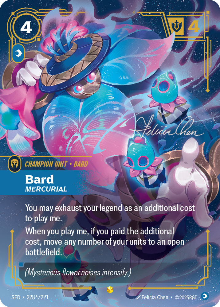 Bard, Mercurial (Signature Foil) - Spiritforged #228