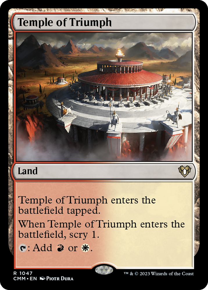 Magic | Temple of Triumph [Commander Masters] | The Nerd Merchant