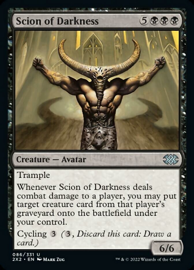Magic | Scion of Darkness [Double Masters 2022] | The Nerd Merchant