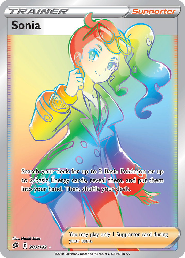 Pokemon | Sonia (203/192) [Sword & Shield: Rebel Clash] | The Nerd Merchant