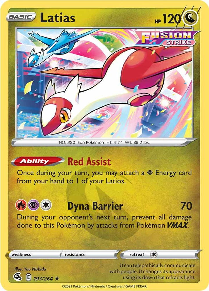 Pokemon | Latias (193/264) [Sword & Shield: Fusion Strike] | The Nerd Merchant