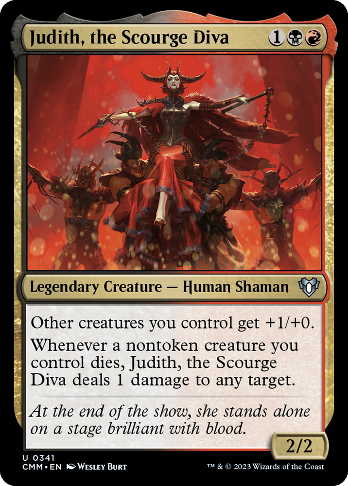 Magic | Judith, the Scourge Diva [Commander Masters] | The Nerd Merchant