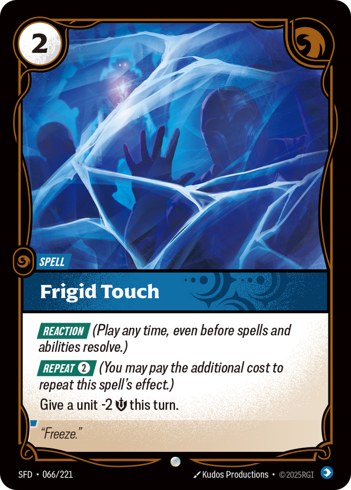 Frigid Touch (Foil) - Spiritforged #66