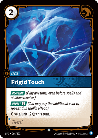 Frigid Touch (Foil) - Spiritforged #66