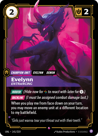 Evelynn - Entrancing (Foil) - Unleashed (141/219)