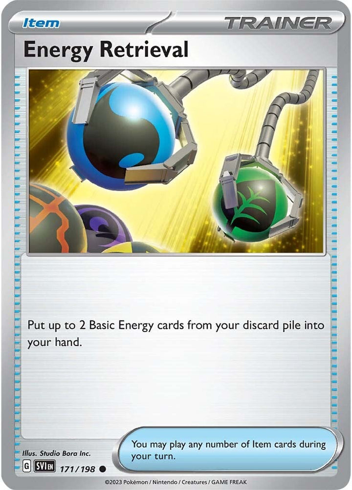 Pokemon | Energy Retrieval (171/198) [Scarlet & Violet: Base Set] | The Nerd Merchant