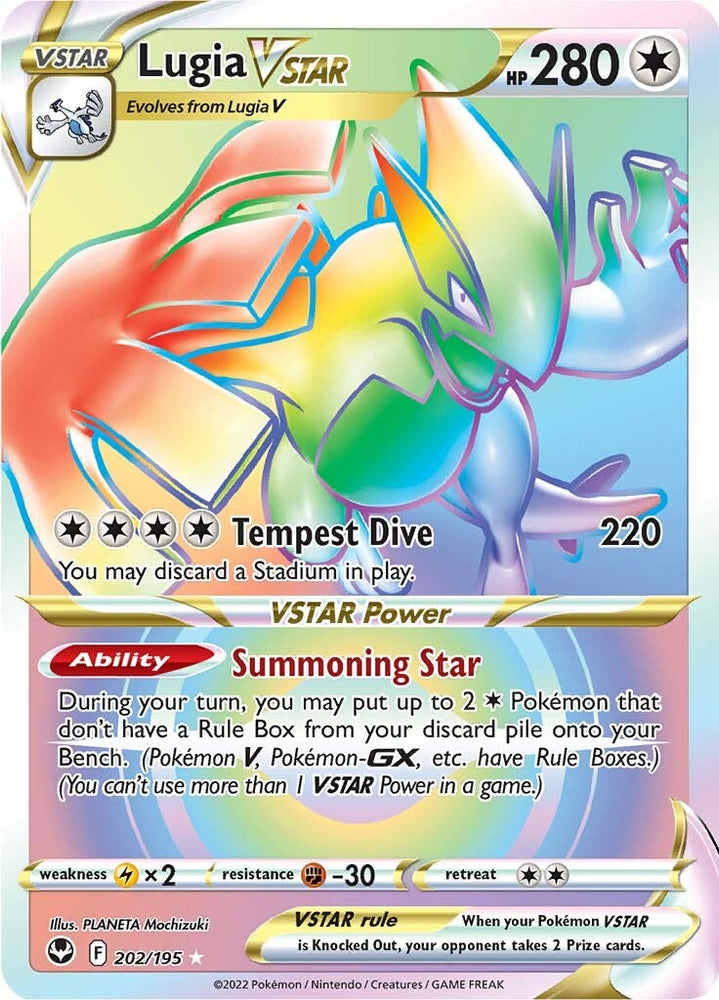 Pokemon | Lugia VSTAR (202/195) [Sword & Shield: Silver Tempest] | The Nerd Merchant
