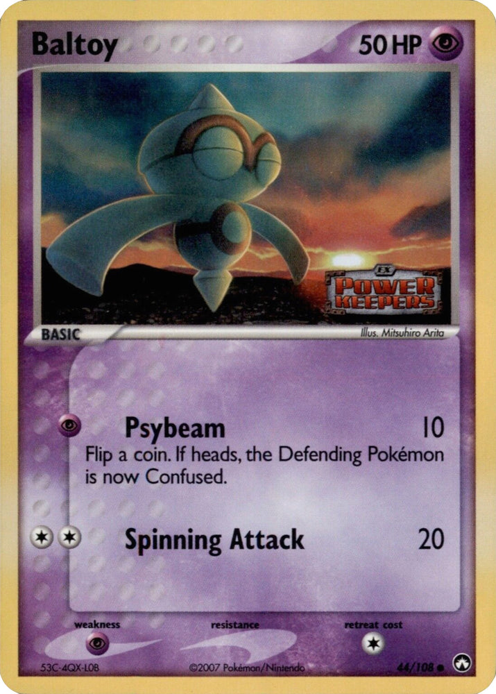 Pokemon | Baltoy (44/108) (Stamped) [EX: Power Keepers] | The Nerd Merchant