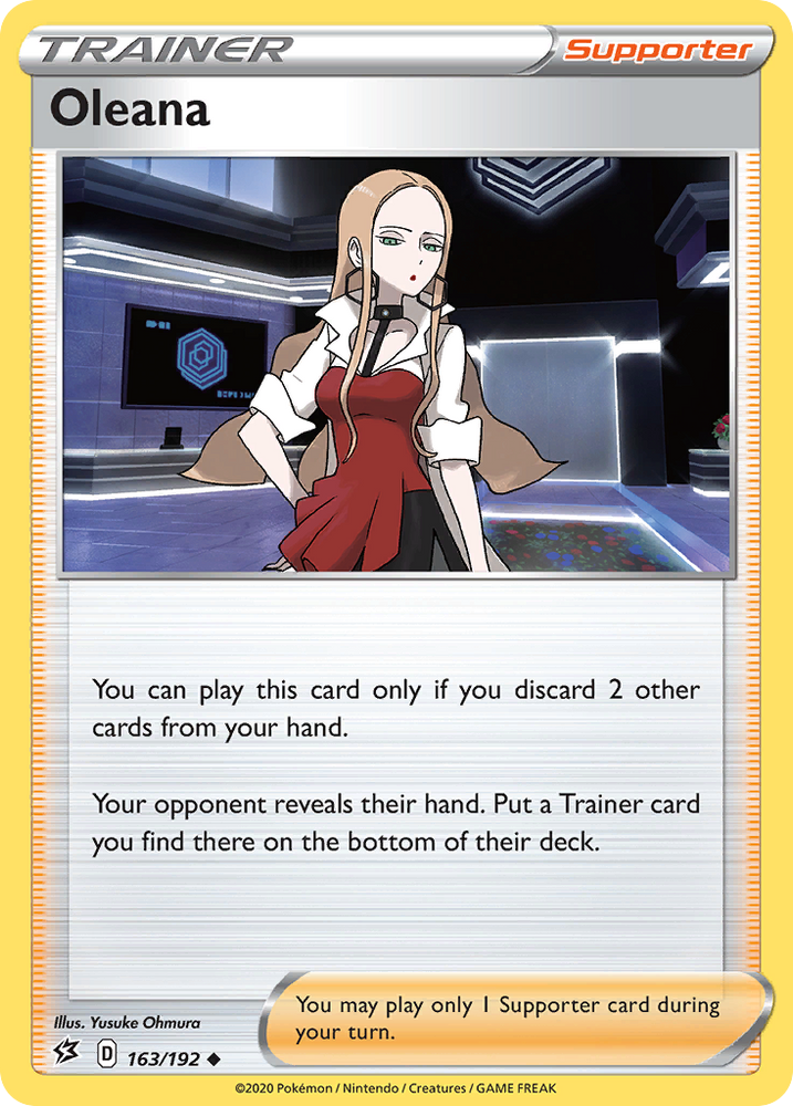 Pokemon | Oleana (163/192) [Sword & Shield: Rebel Clash] | The Nerd Merchant