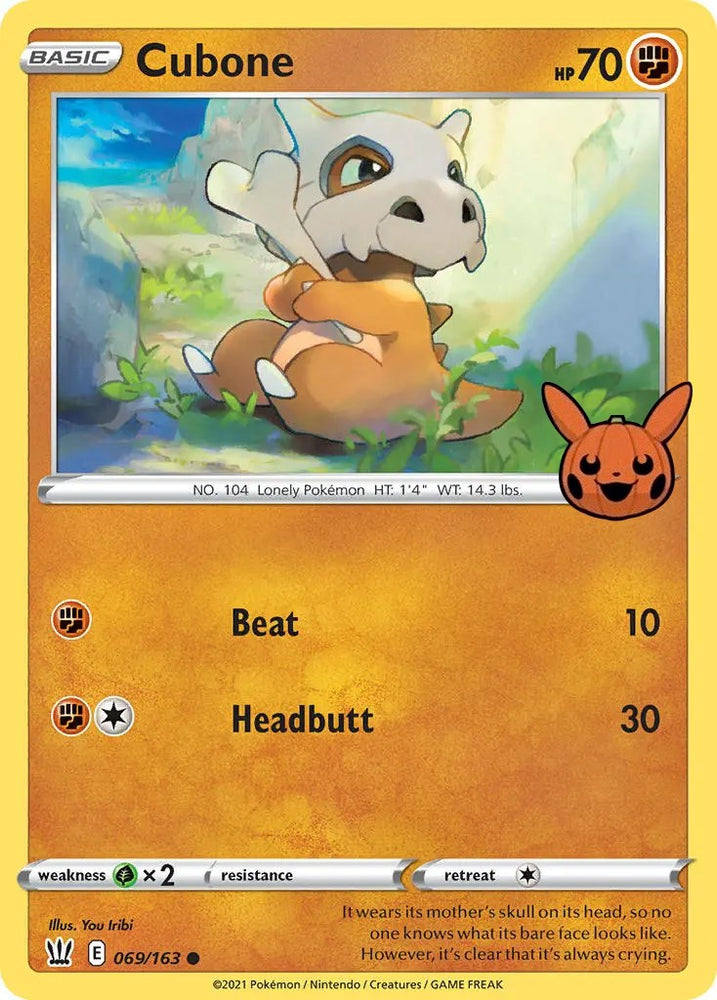 Pokemon | Cubone (069/163) [Trick or Trade] | The Nerd Merchant