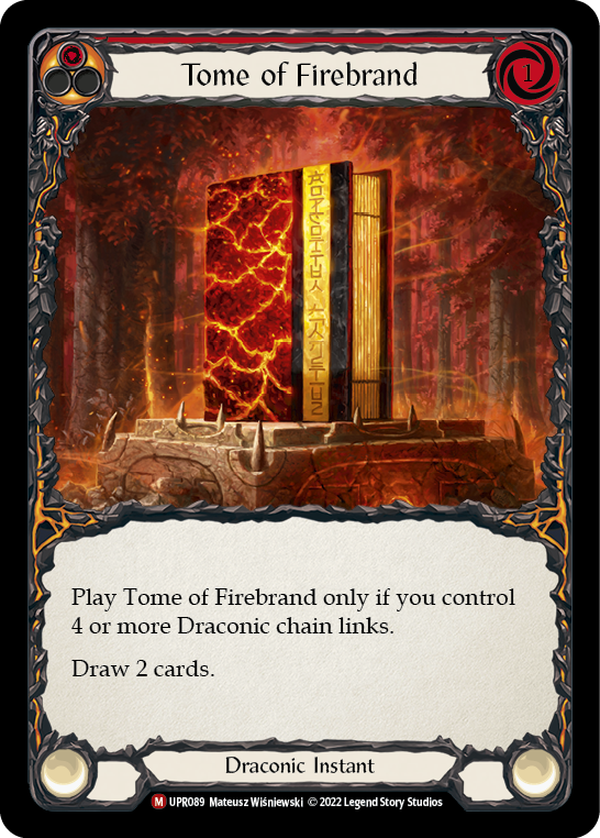 Flesh and Blood TCG | Tome of Firebrand [UPR089] (Uprising) | The Nerd Merchant
