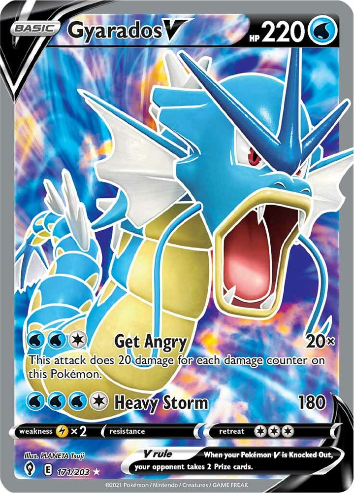Pokemon | Gyarados V (171/203) [Sword & Shield: Evolving Skies] | The Nerd Merchant