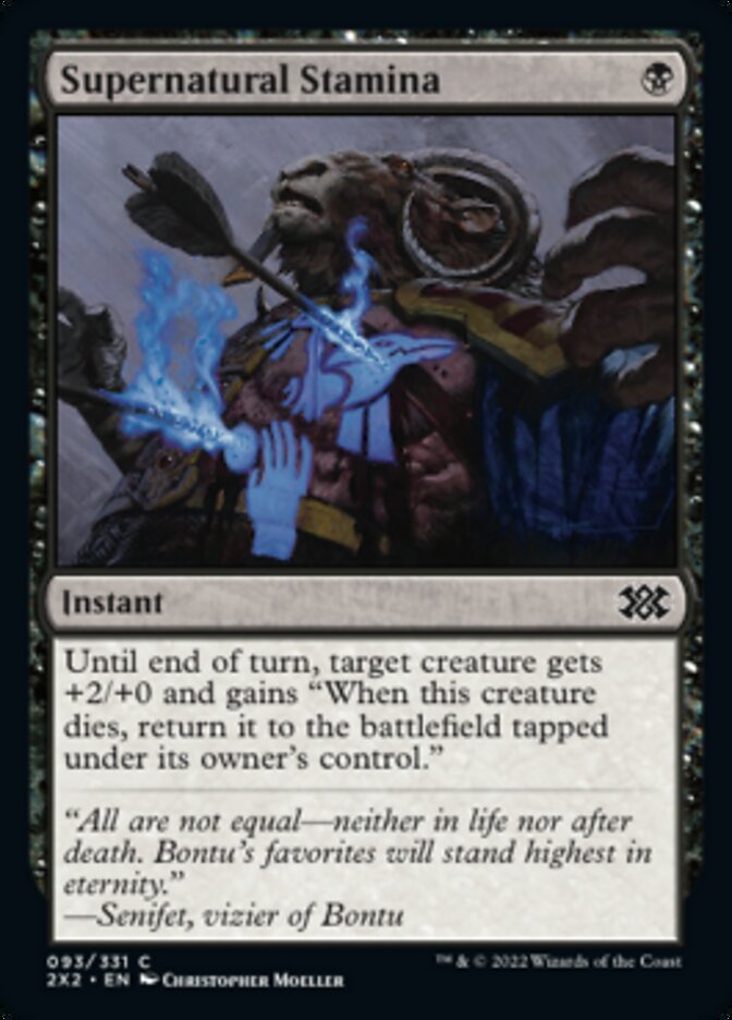 Magic | Supernatural Stamina [Double Masters 2022] | The Nerd Merchant