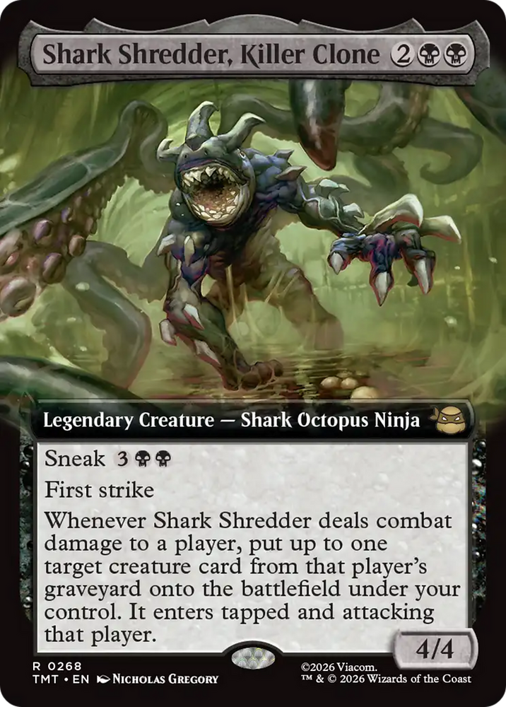 Magic | Shark Shredder, Killer Clone (Extended Art) [Teenage Mutant Ninja Turtles] | The Nerd Merchant