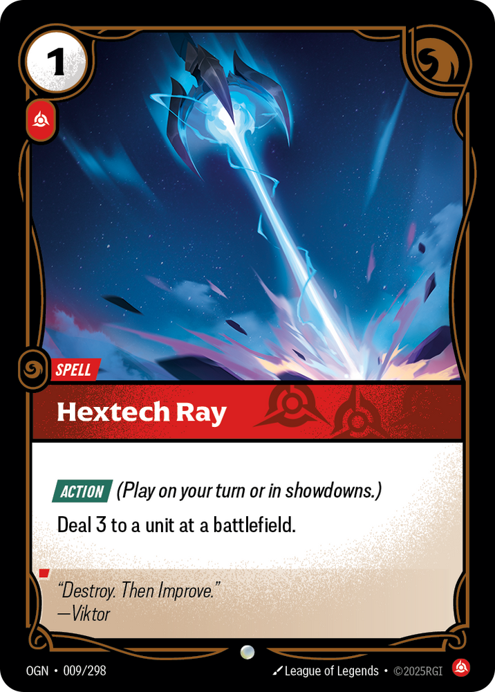 Hextech Ray (Foil) - Origins #9
