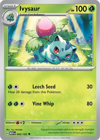 Pokemon | Ivysaur (002/165) [Scarlet & Violet 151] | The Nerd Merchant